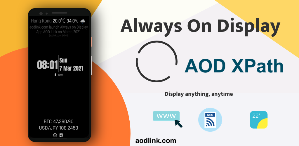 تحميل تطبيق أولويز أون ديسبلاي إكس بات Always on Display XPath مهكر آخر إصدار 2026 للأندرويد