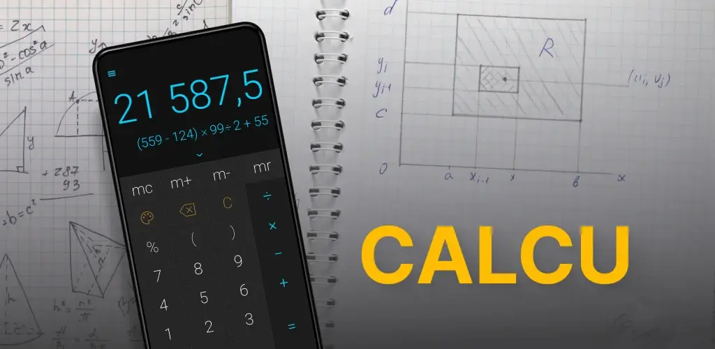 تحميل تطبيق كالكو حاسبة CALCU Stylish Basic Calculator مهكر آخر إصدار 2026 للأندرويد