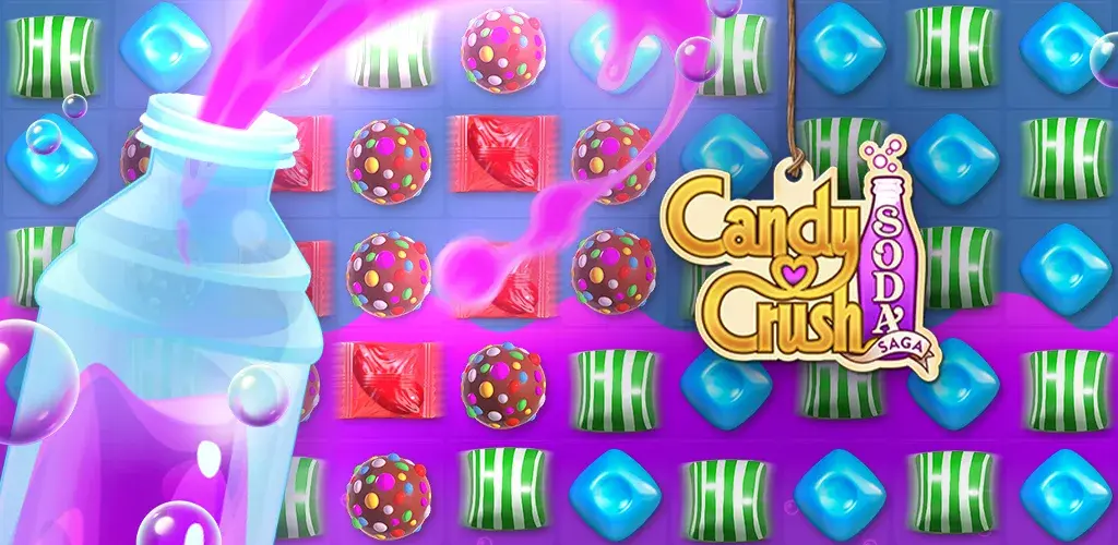 تحميل لعبة كاندي كراش صودا Candy Crush Soda Saga مهكرة آخر إصدار 2026 للأندرويد