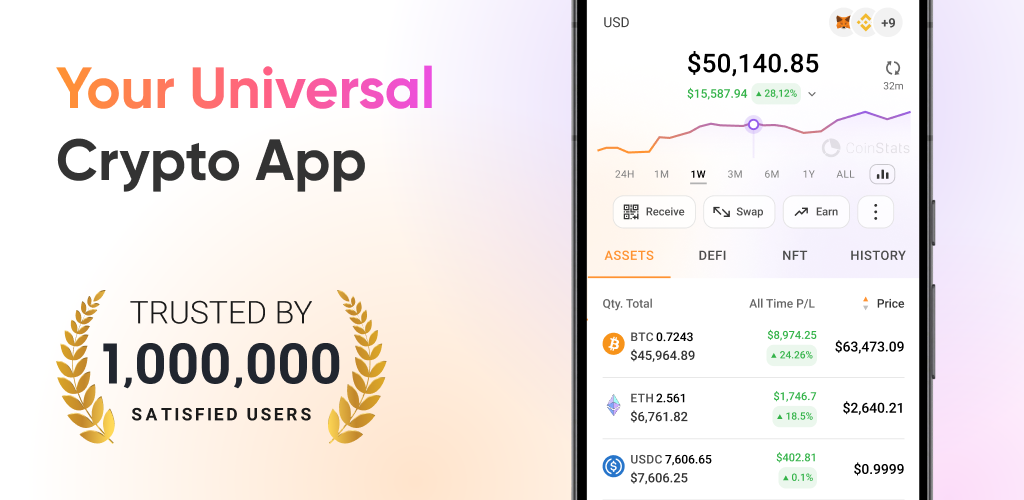 تحميل تطبيق كويستاتس CoinStats مهكر آخر إصدار 2026 للأندرويد