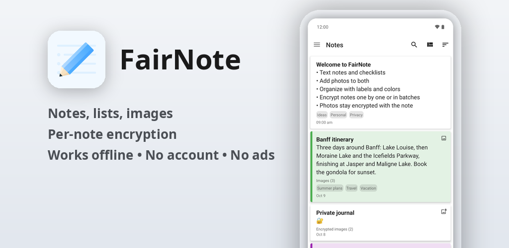 تحميل تطبيق فير نوت FairNote مهكر آخر إصدار 2026 للأندرويد