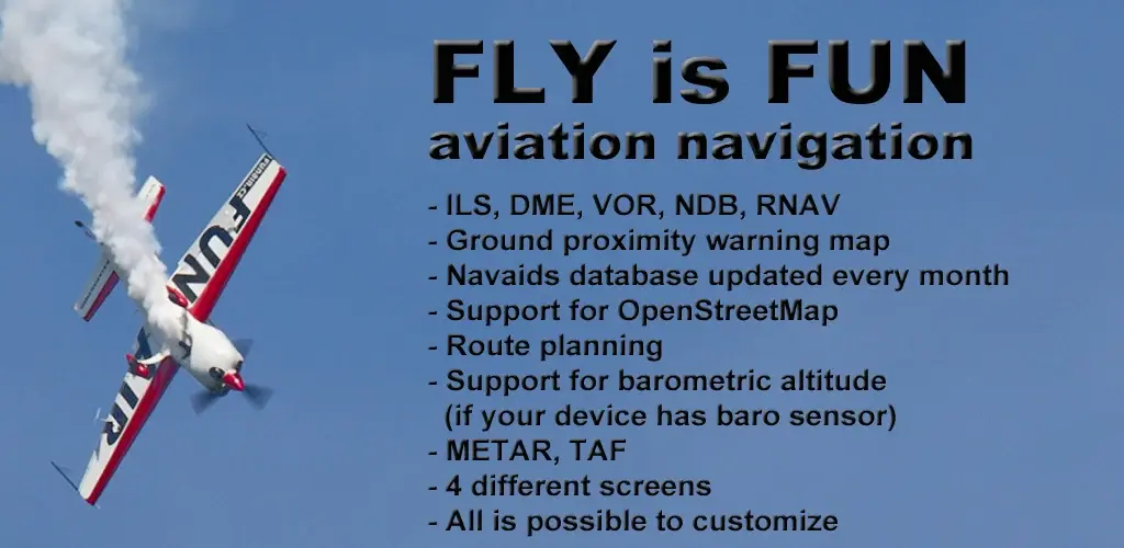 تحميل تطبيق فلاي إيز فان FLY is FUN Aviation Navigation مهكر آخر إصدار 2026 للأندرويد