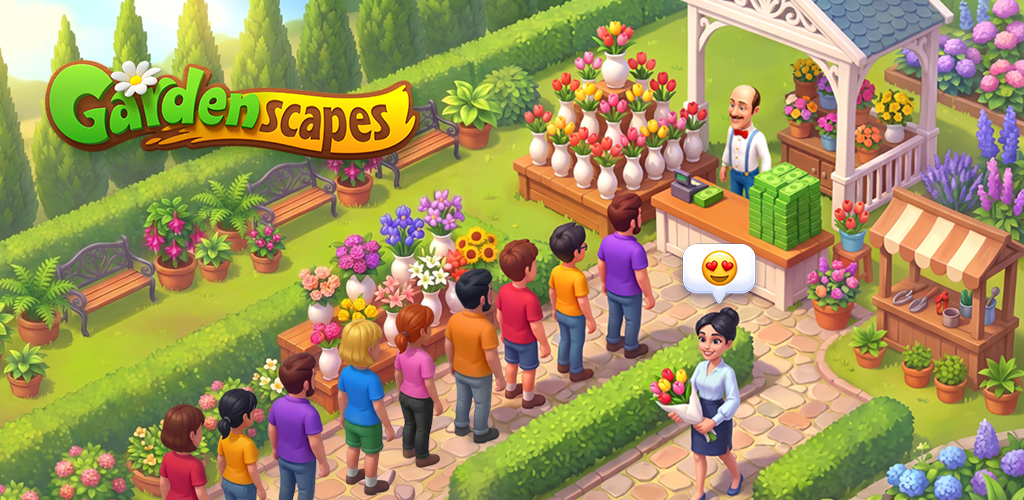 تحميل لعبة جاردن سكيب Gardenscapes مهكرة آخر إصدار 2026 للأندرويد