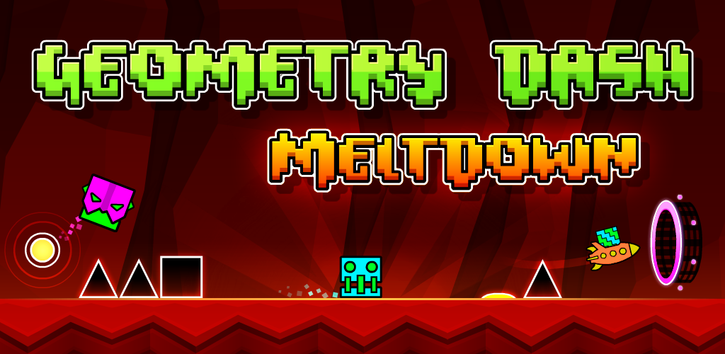 تحميل لعبة جيومتري داش ميلت داون Geometry Dash Meltdown مهكرة آخر إصدار 2026 للأندرويد