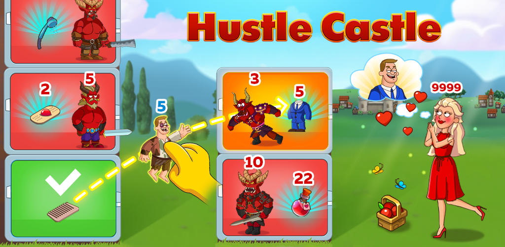تحميل لعبة هاستل كاسل Hustle Castle مهكرة آخر إصدار 2026 للأندرويد