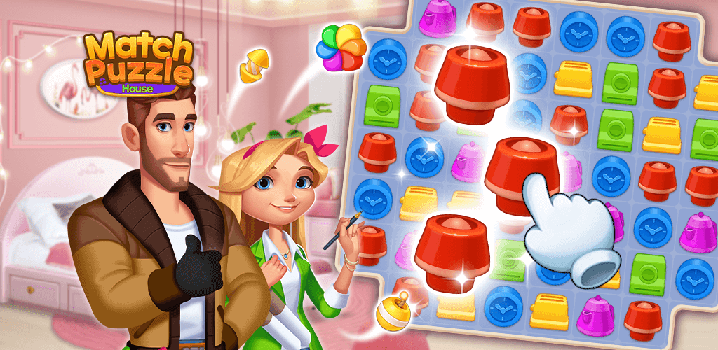 تحميل لعبة ماتش پازل هاوس Match Puzzle House مهكرة آخر إصدار 2026 للأندرويد