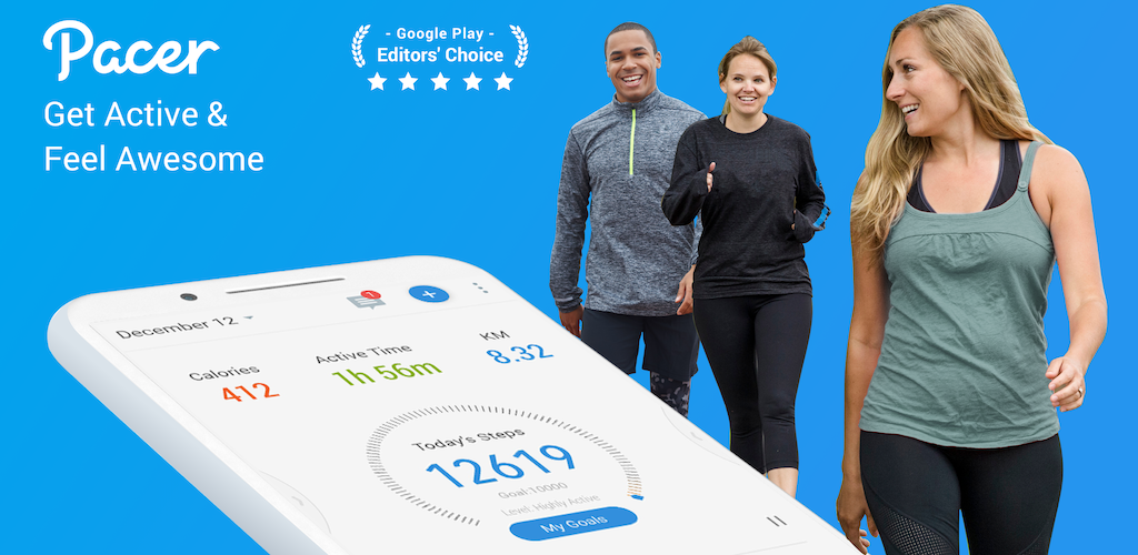 تحميل تطبيق بيسر Pacer Pedometer & Step Counter مهكر آخر إصدار 2026 للأندرويد