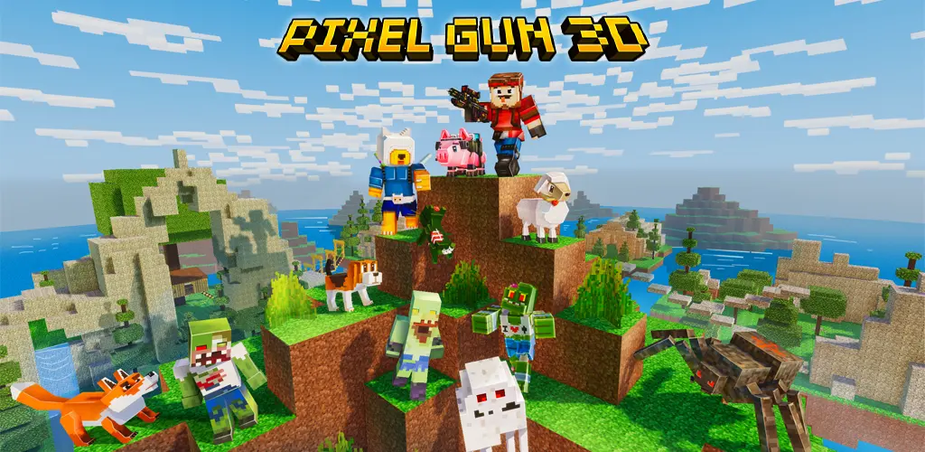 تحميل لعبة بيكسل قن Pixel Gun 3D مهكرة آخر إصدار 2026 للأندرويد