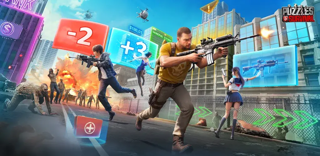 تحميل لعبة بازلز اند سرفايفل Puzzles & Survival مهكرة آخر إصدار 2026 للأندرويد
