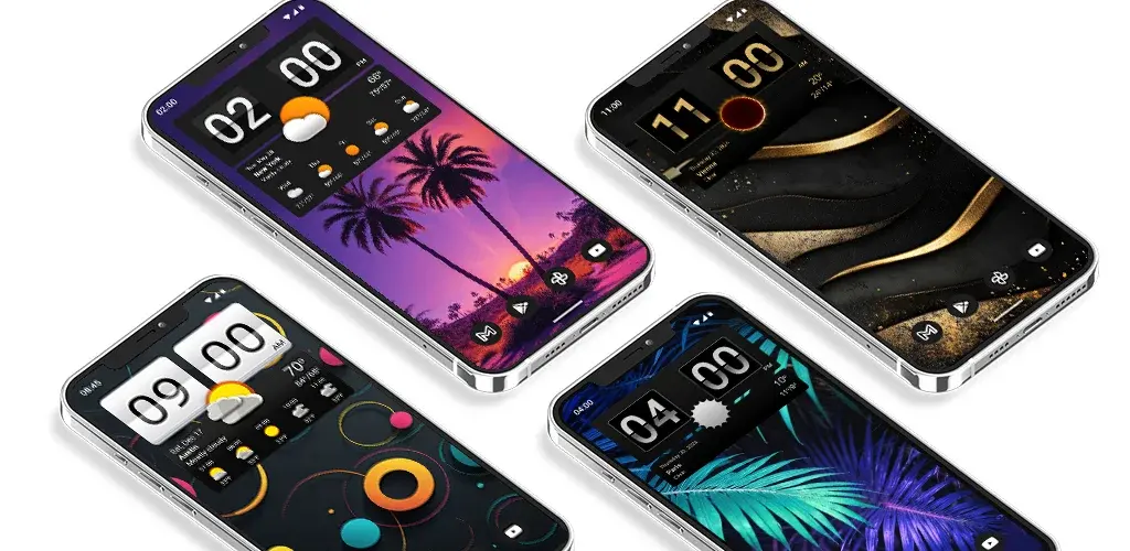 تحميل تطبيق سنس فليب كلوك آند ويذر Sense V2 Flip Clock & Weather مهكر آخر إصدار 2026 للأندرويد