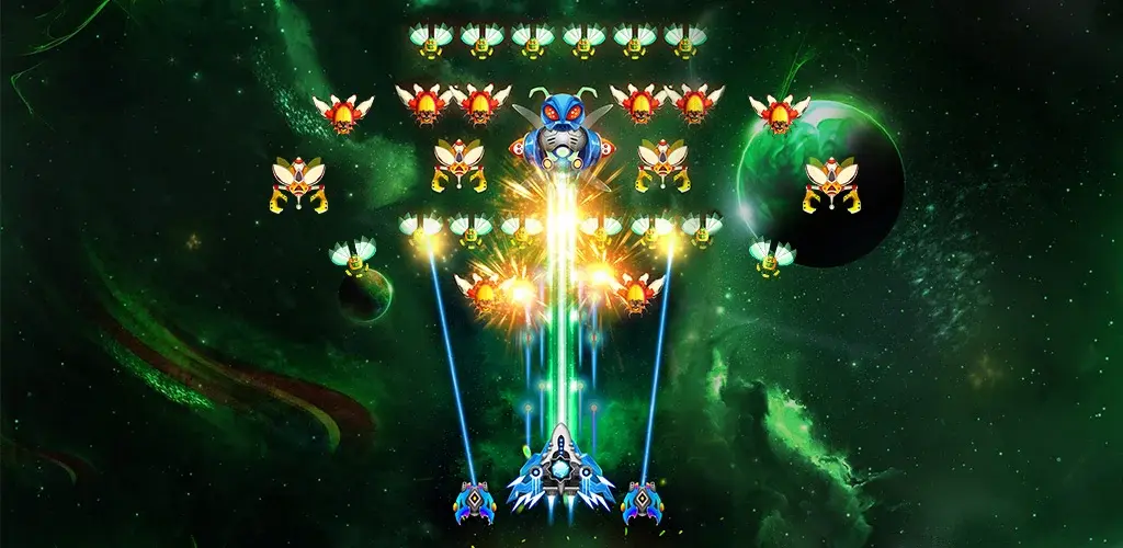 تحميل لعبة سبيس شوتر Space Shooter مهكرة آخر إصدار 2026 للأندرويد
