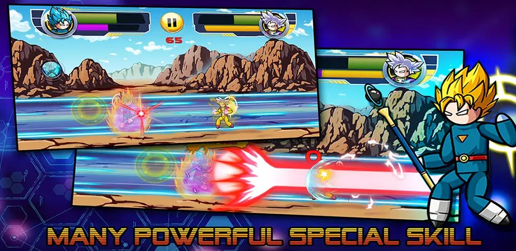 تحميل لعبة ستيك مان واريورز دراغون هيرو Stickman Warriors Dragon Hero مهكرة آخر إصدار 2026 للأندرويد
