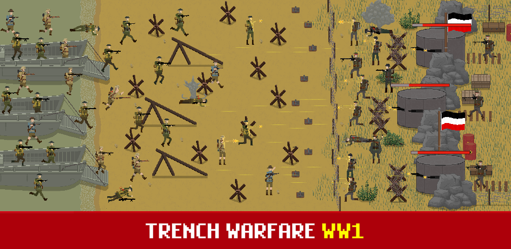 تحميل لعبة ترنش وارفير Trench Warfare WW1 مهكرة آخر إصدار 2026 للأندرويد