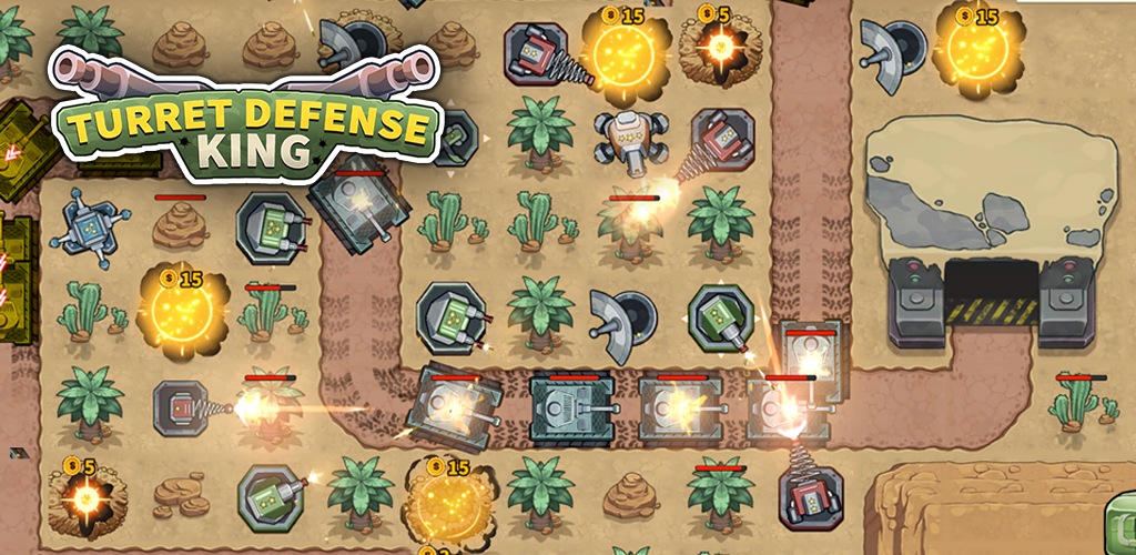 تحميل لعبة توريت ديفنس كينج Turret Defense King مهكرة آخر إصدار 2026 للأندرويد