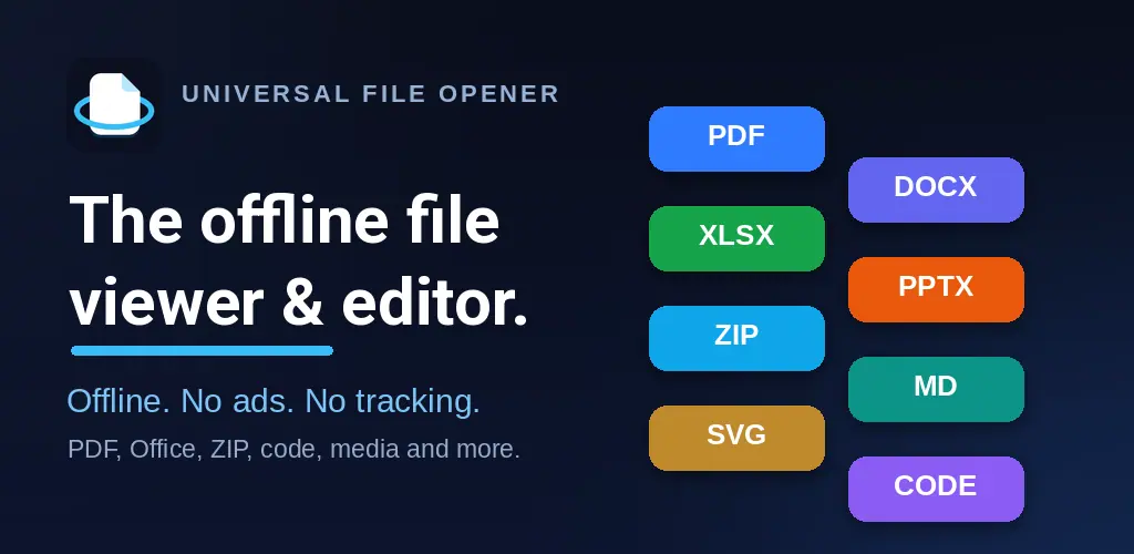 Universal File Opener & Editor