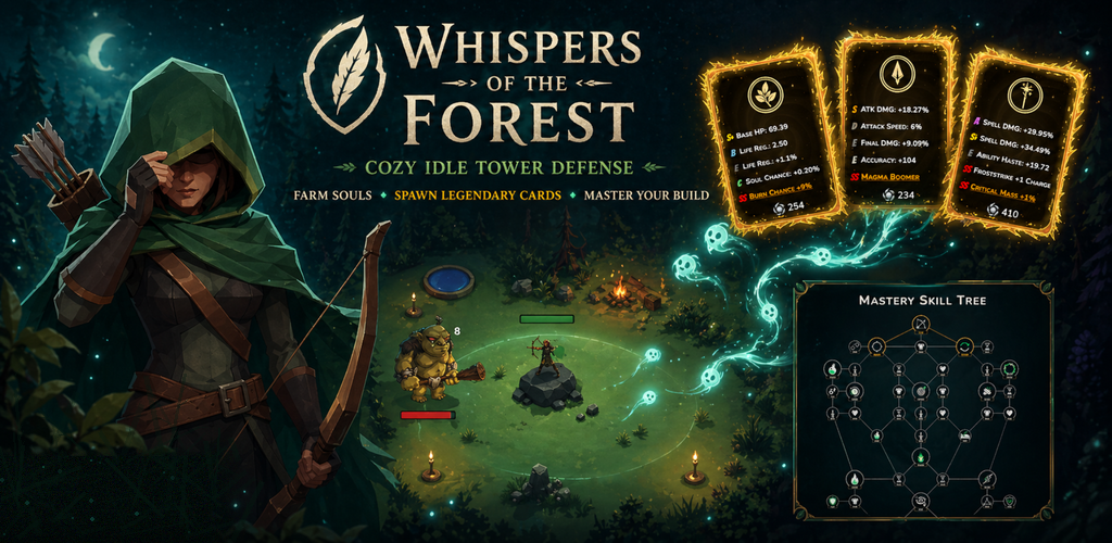 تحميل لعبة ويسبرز أوف ذا فورست Whispers of the Forest مهكرة آخر إصدار 2026 للأندرويد